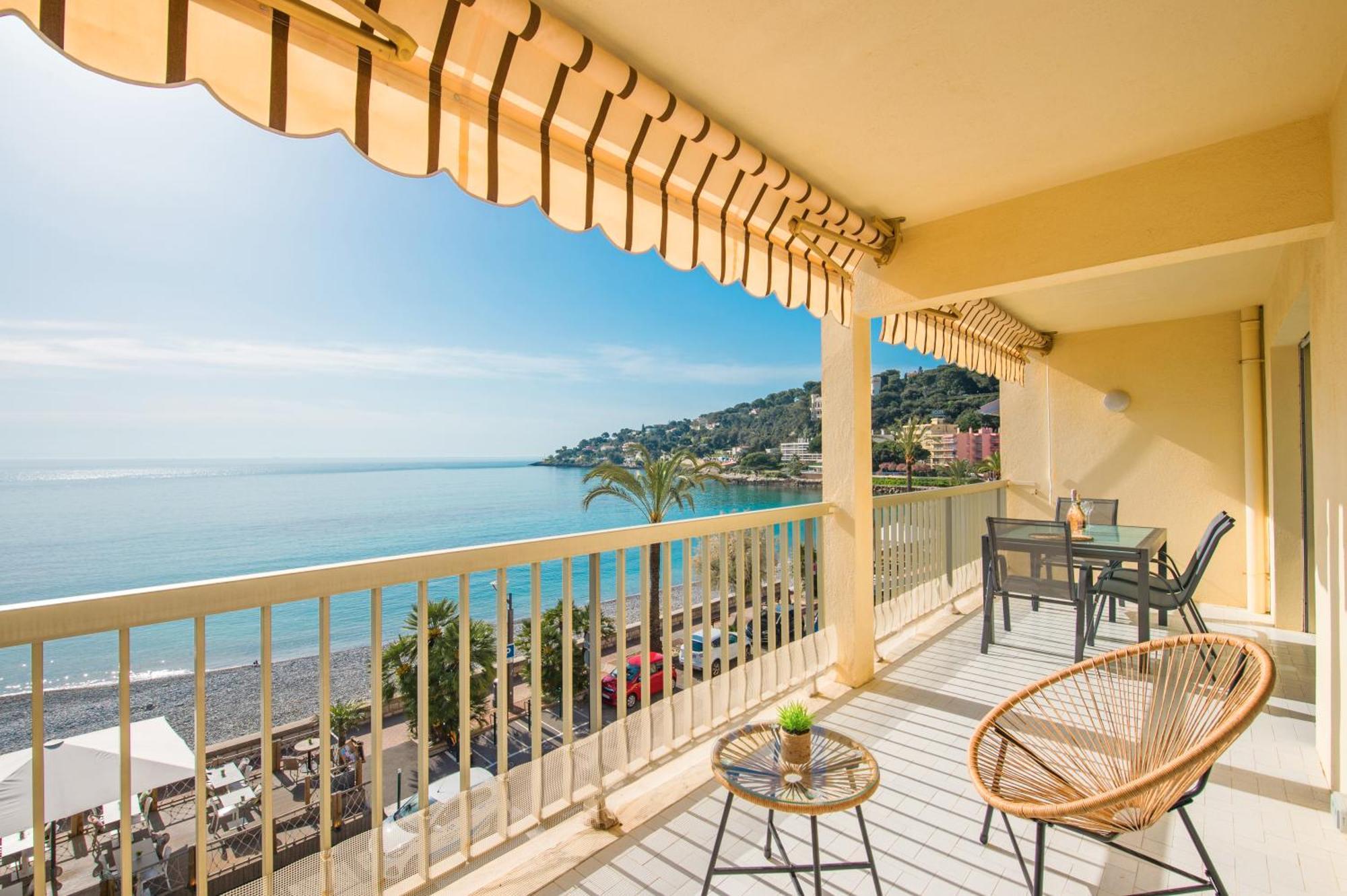 Roquebrune Plage - Terrace Splendid Sea View - BW المظهر الخارجي الصورة