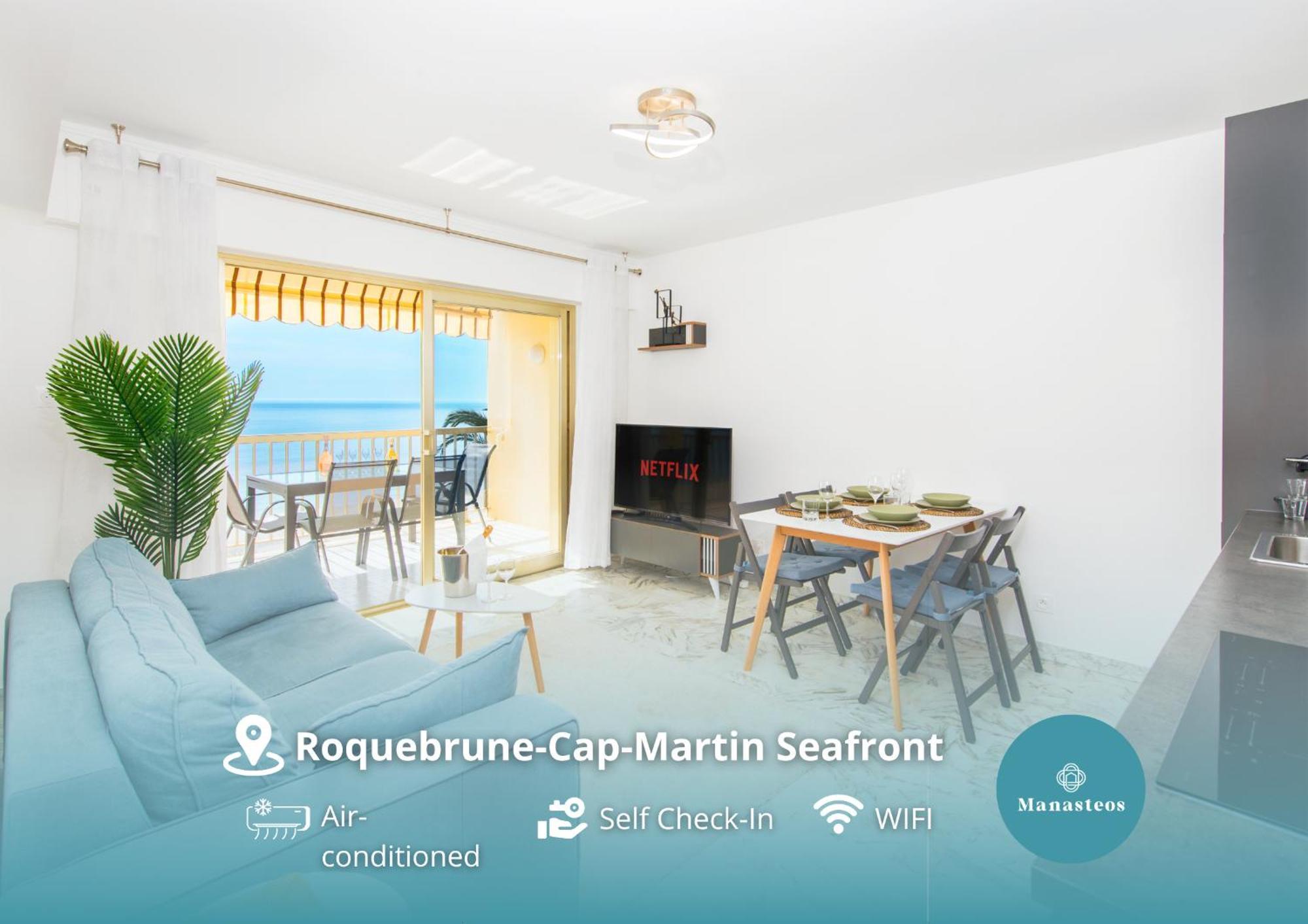 Roquebrune Plage - Terrace Splendid Sea View - BW المظهر الخارجي الصورة